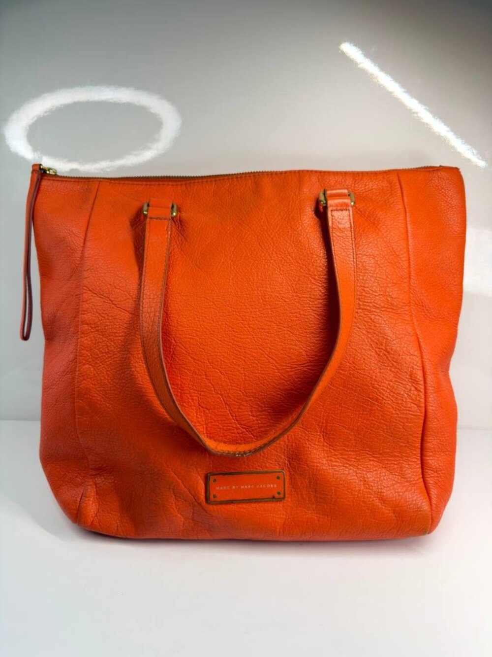 Marc Jacobs Leather Tote Bag – Orange - Picture 12 of 14